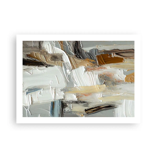 Pôster - Camadas coloridas - 70x50 cm