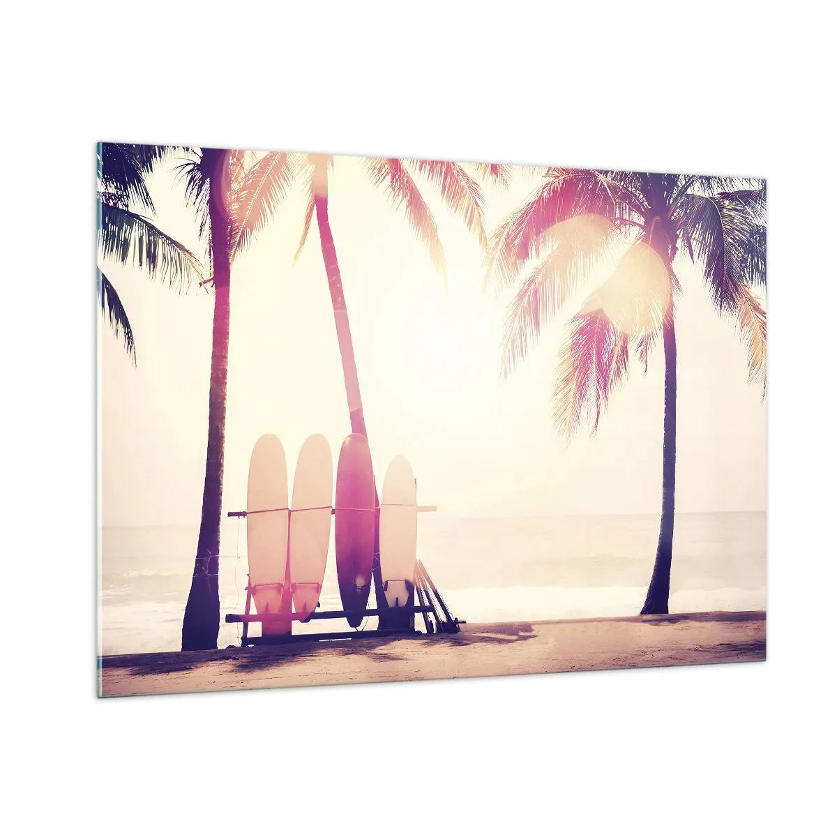 Quadro em vidro - Vai ser um grande dia - 100x70 cm