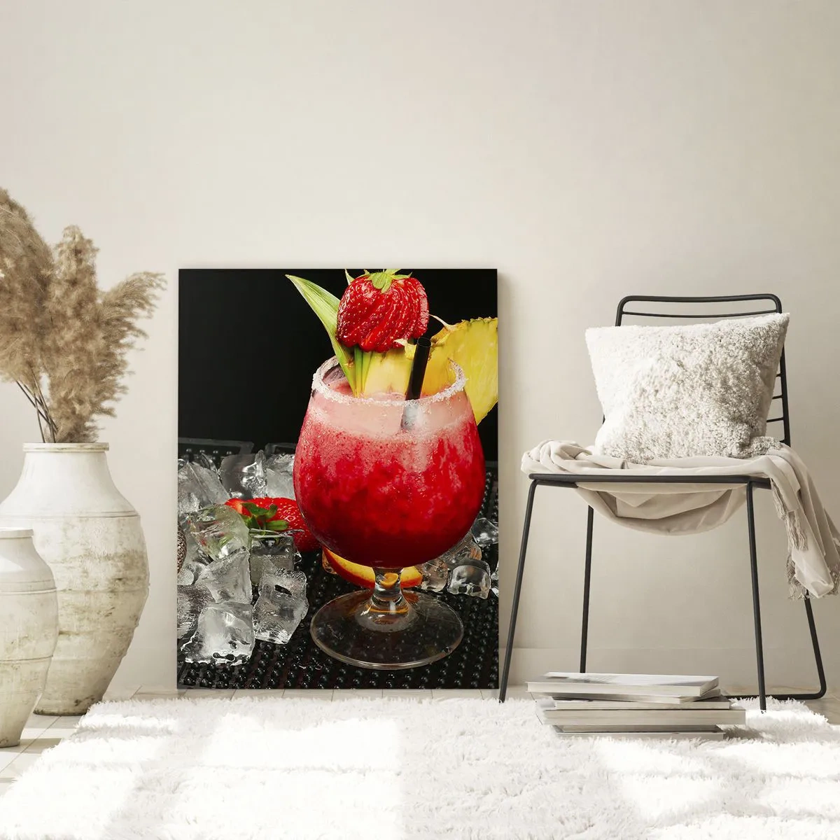 Quadro em vidro - Invocar o sabor - 50x70 cm