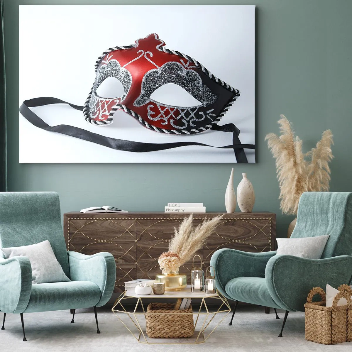 Quadro em tela - Convite para o baile - 120x80 cm