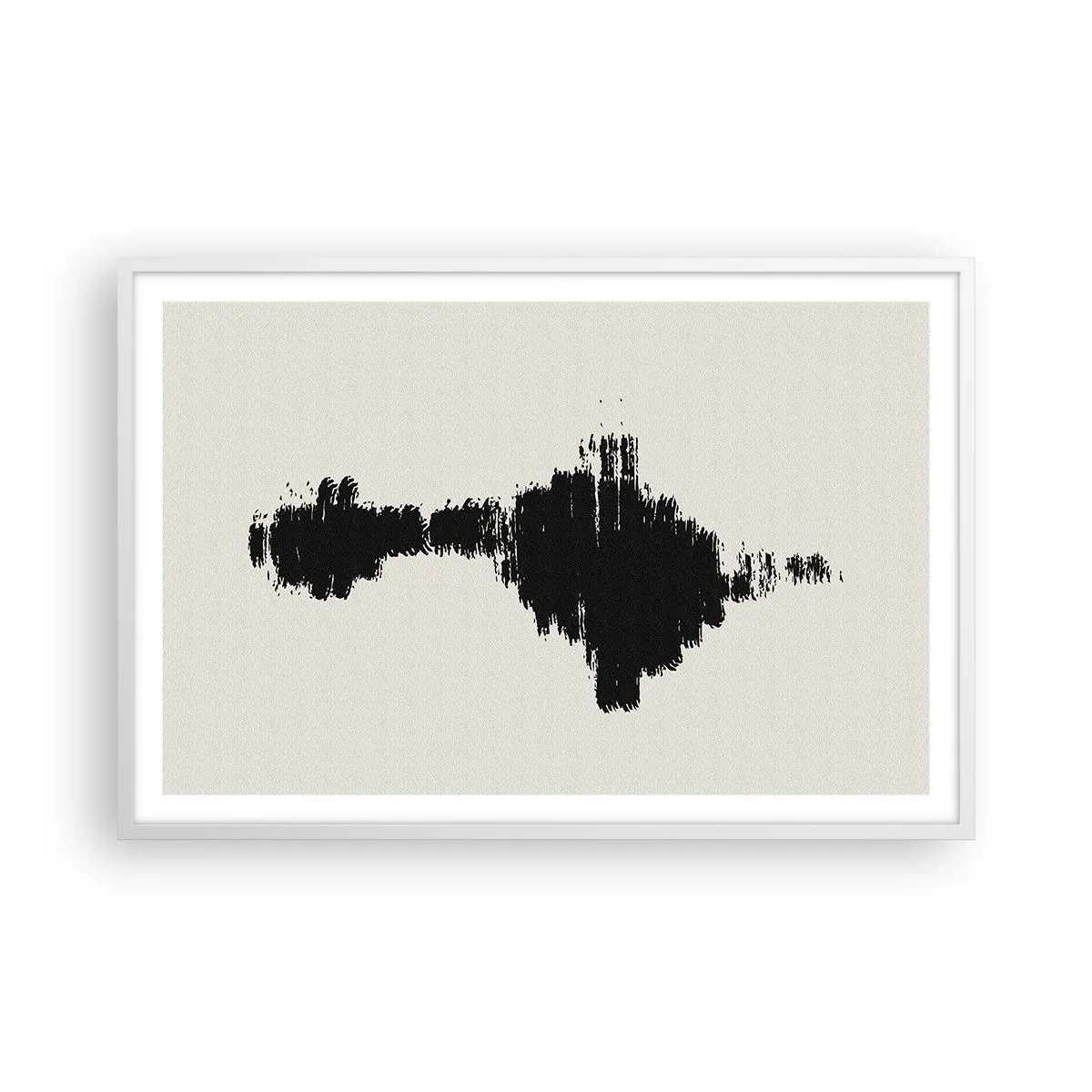 Pôster em moldura branca - Vibrações da imaginação - 91x61 cm