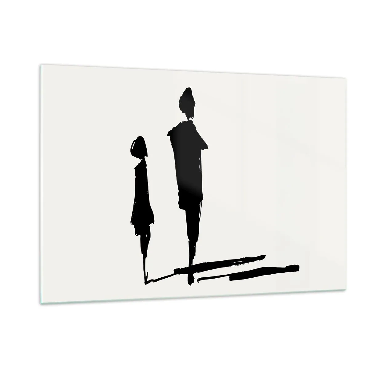 Quadro em vidro - Certeza que juntos? - 120x80 cm