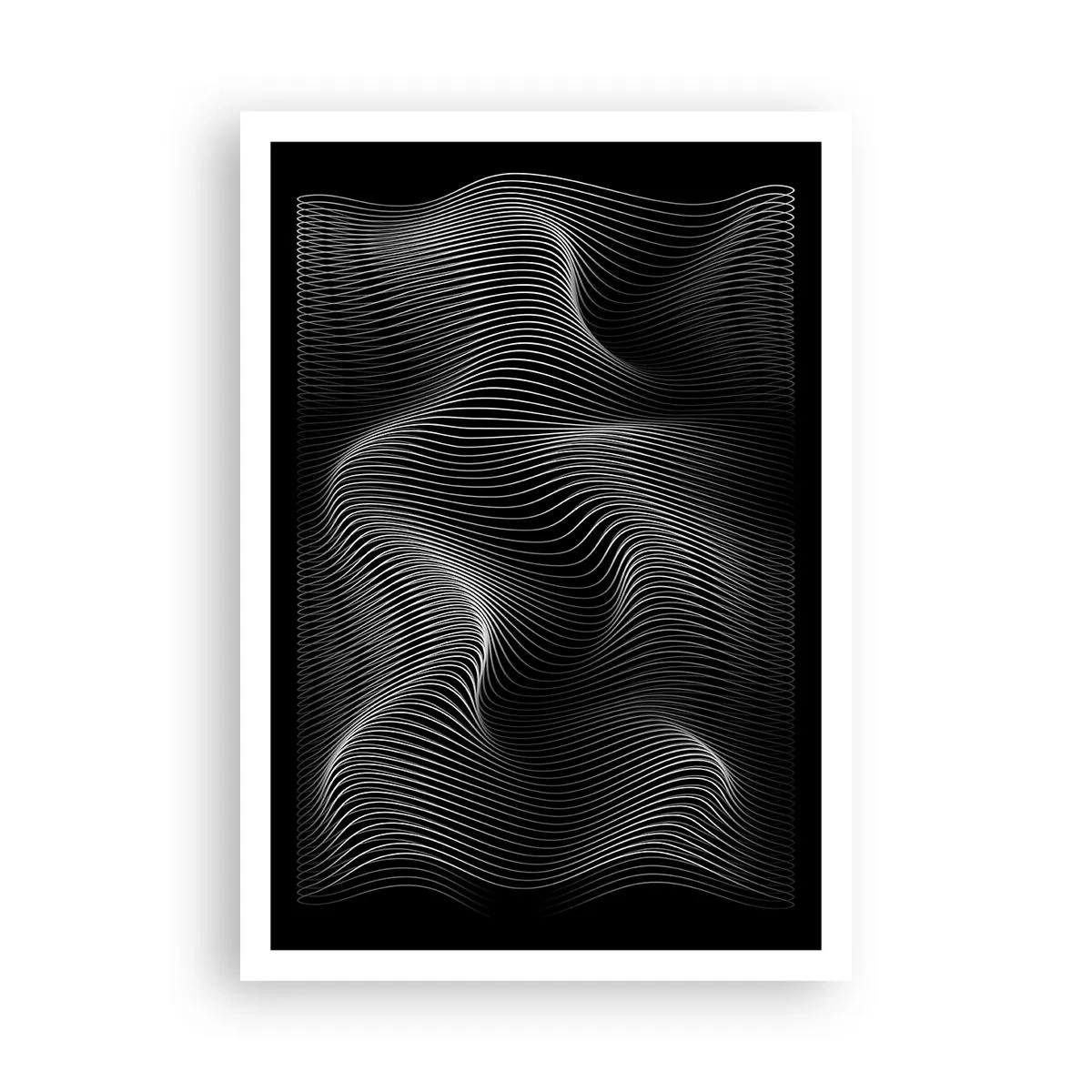Pôster - Dança de luz no espaço - 70x100 cm