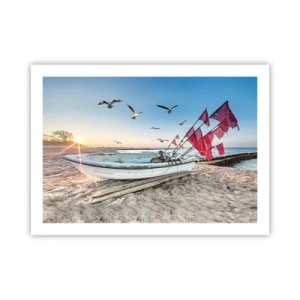 Pôster - Um merecido descanso - 70x50 cm