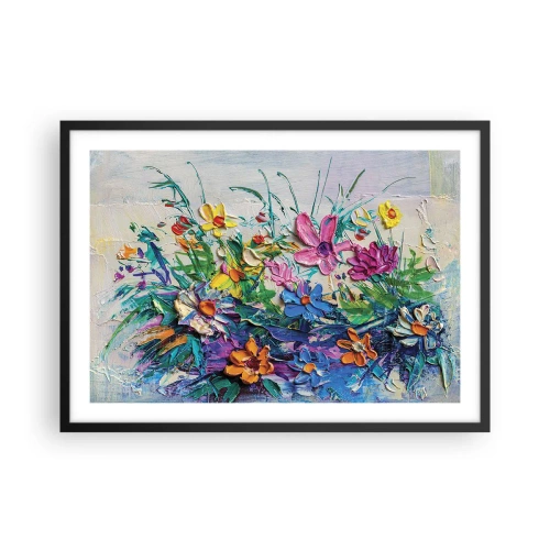 Pôster com moldura preta - Não é de todo natureza morta - 70x50 cm