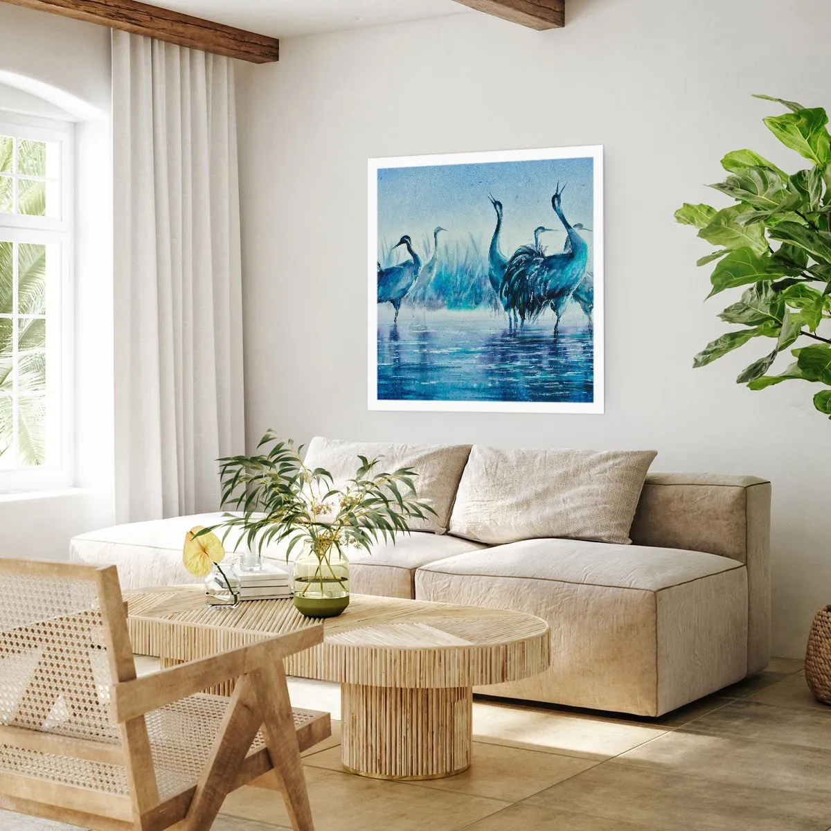 Pôster - Reunião matinal - 60x60 cm