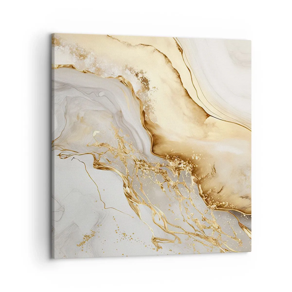 Quadro em tela - Abstração: beleza e bondade - 50x50 cm