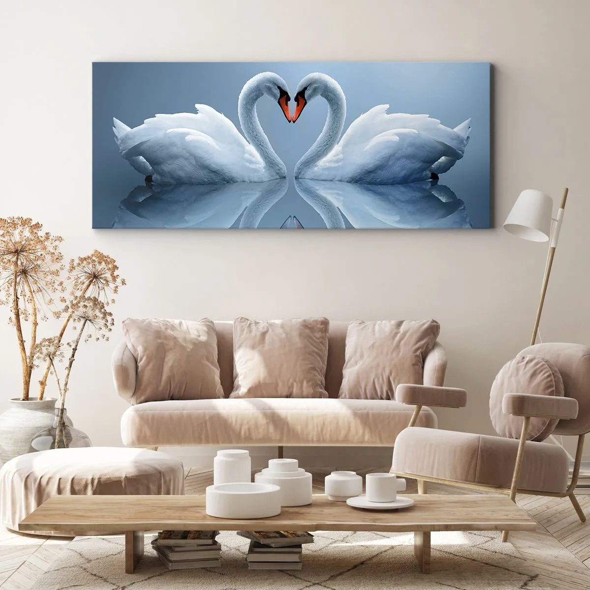 Quadro em tela - Hora do amor - 140x50 cm