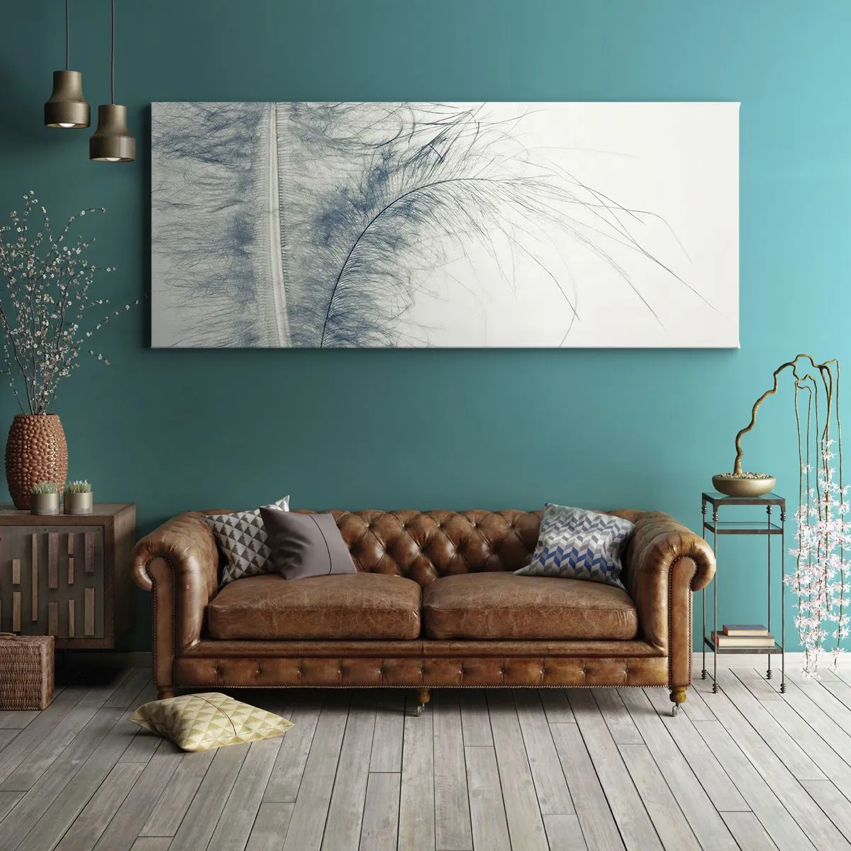 Quadro em tela - O sussurro da natureza - 100x40 cm