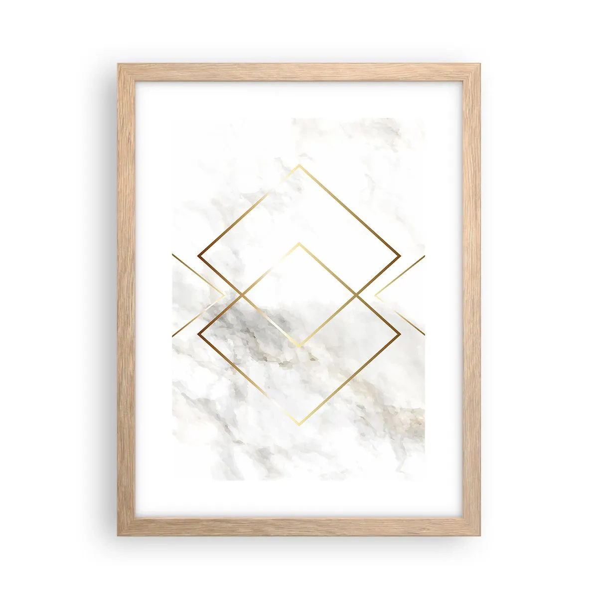 Pôster com moldura de carvalho claro - Vista ao infinito - 30x40 cm