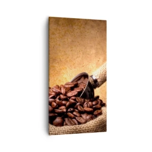 Quadro em tela - Na fonte do sabor - 55x100 cm