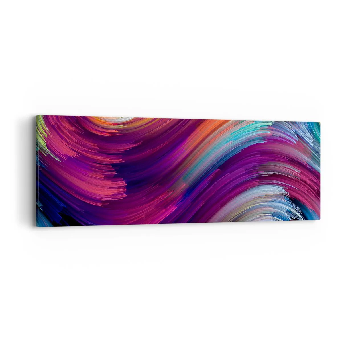 Quadro em tela - O início de um novo mundo - 90x30 cm