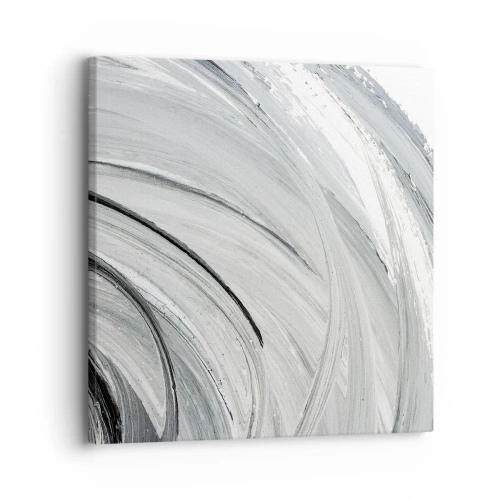 Quadro em tela - Composição orbital - 30x30 cm