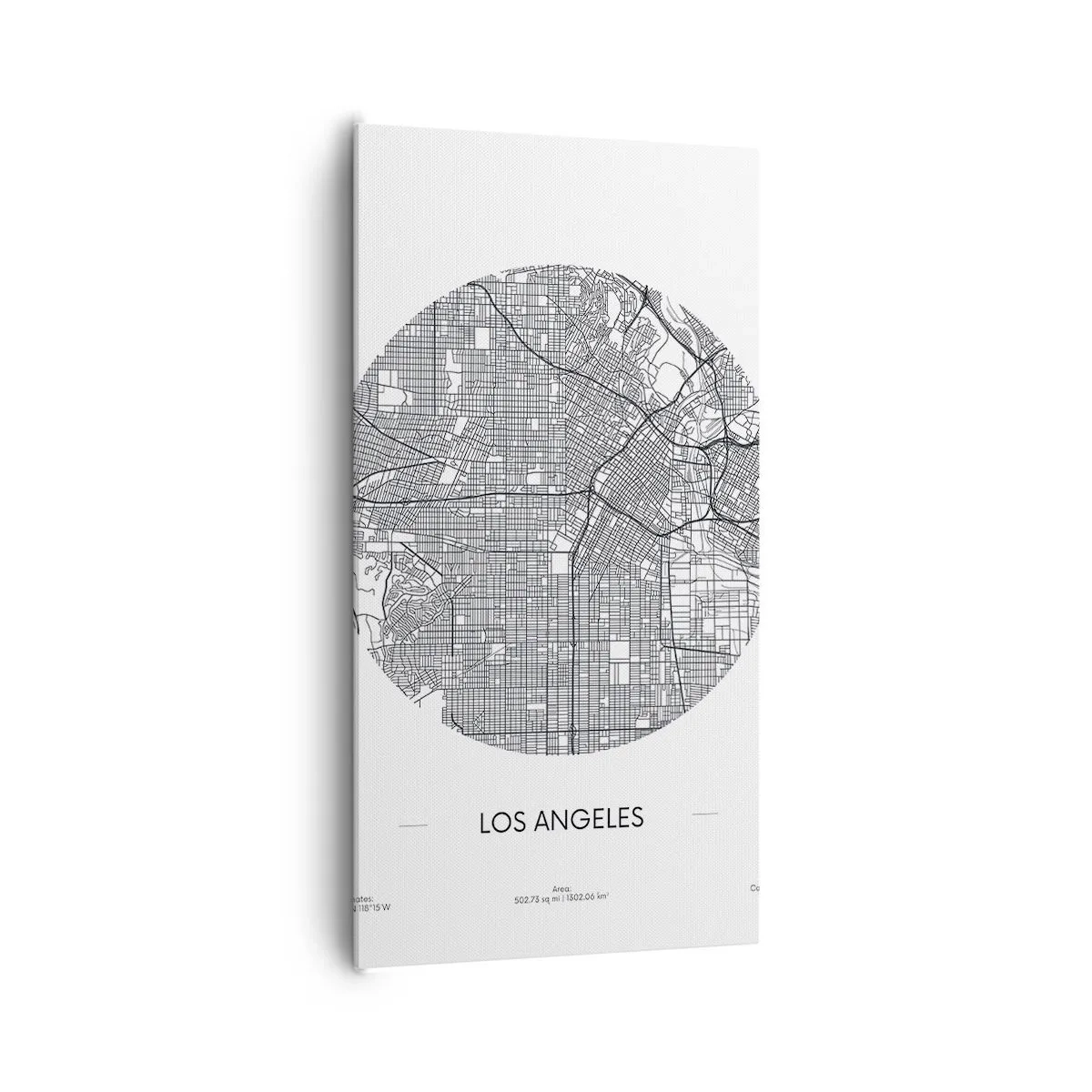 Quadro em tela - Anatomia de Los Angeles - 65x120 cm