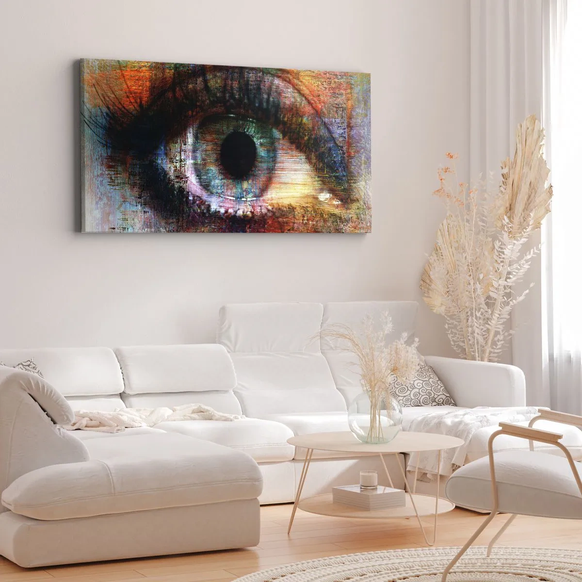 Quadro em tela - Pode olhar para a alma - 140x50 cm