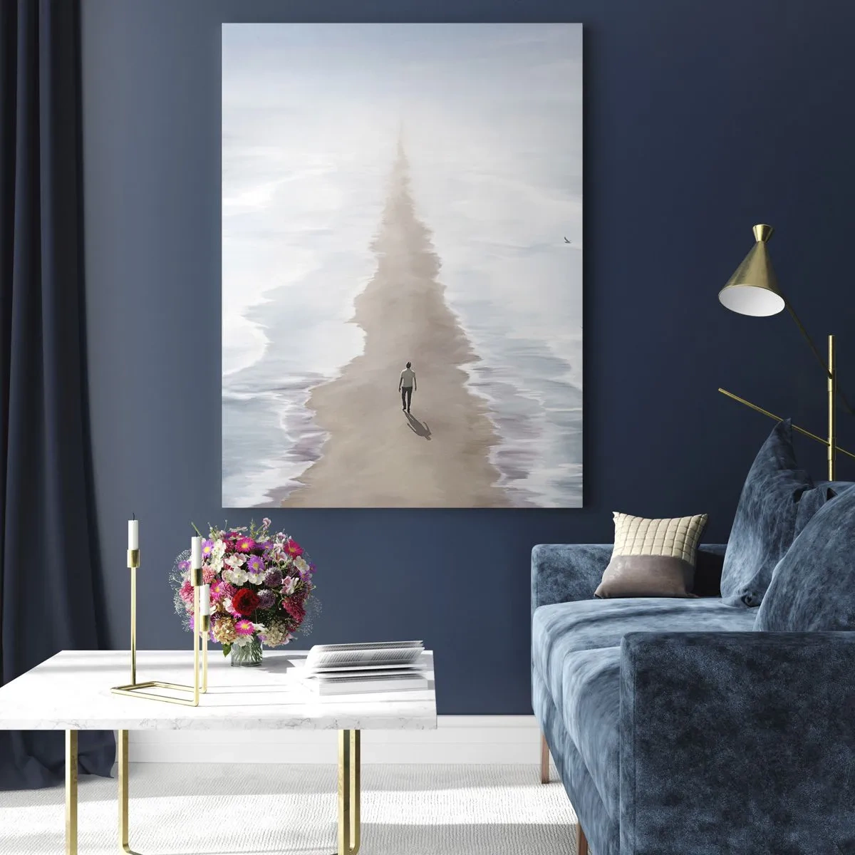 Quadro em vidro - Um futuro brilhante - 50x70 cm