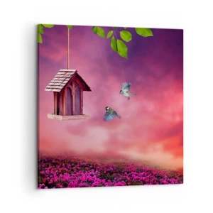 Quadro em tela - Convite para jantar - 50x50 cm