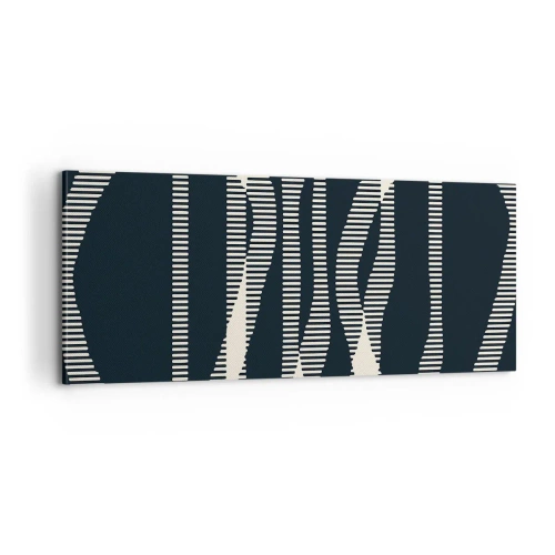 Quadro em tela - Uma tentativa de quebrar a escuridão - 100x40 cm