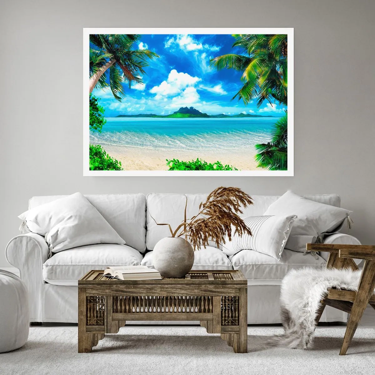 Pôster - O azul dos trópicos - 70x50 cm