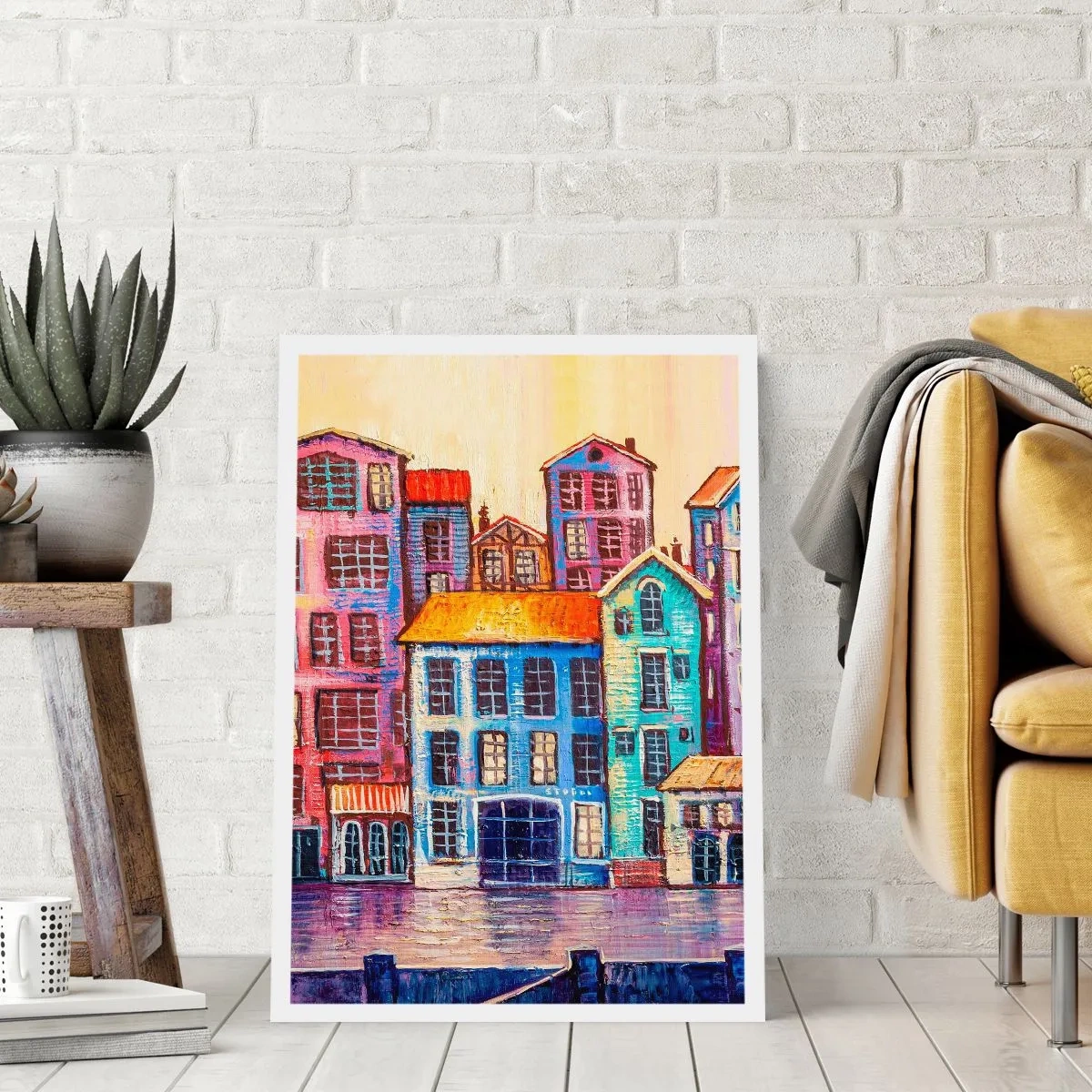 Pôster - Uma cidade como de um conto de fadas - 50x70 cm