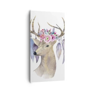 Quadro em tela - Guia da alma - delicado, inocente - 65x120 cm