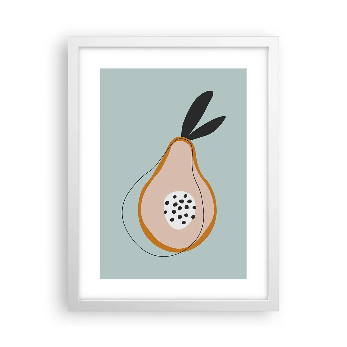 Pôster em moldura branca - Penetrar na natureza das coisas - 30x40 cm