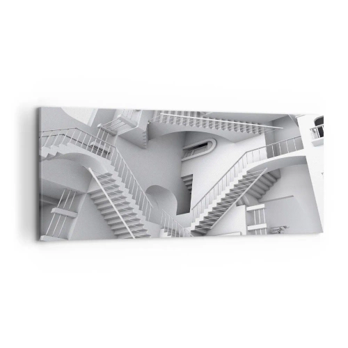 Quadro em tela - Paradoxos do espaço - 120x50 cm