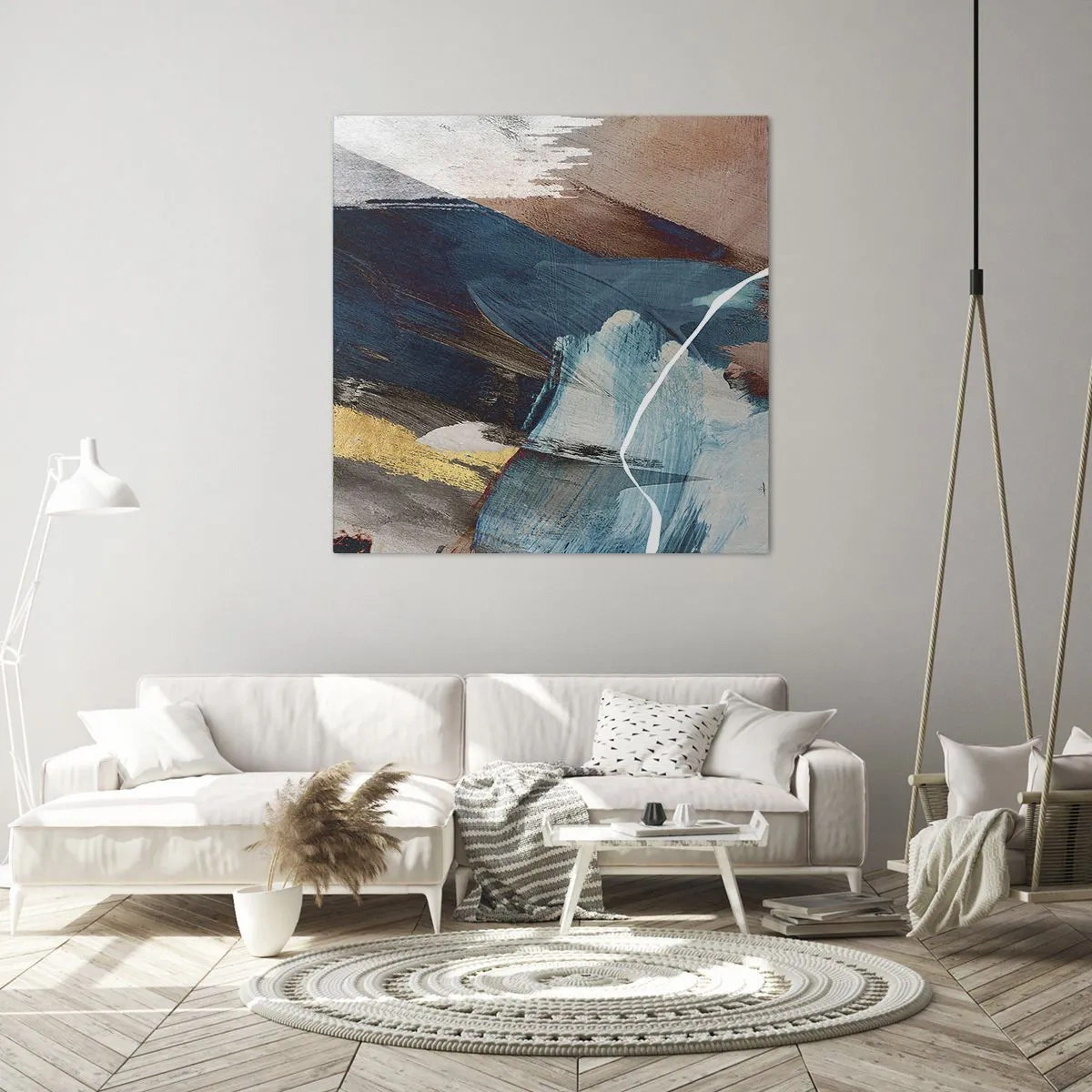 Quadro em tela - Com elegância e energia - 40x40 cm
