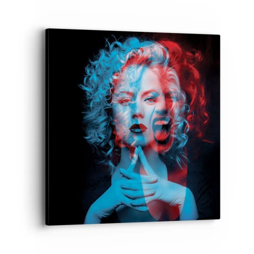 Quadro em tela - O outro eu - 40x40 cm