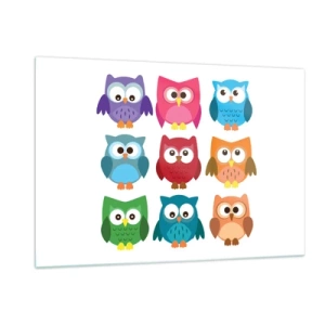 Quadro em vidro - As diferenças podem ser divertidas - 120x80 cm