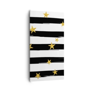 Quadro em tela - Todos nós nascemos sob uma estrela da sorte - 65x120 cm