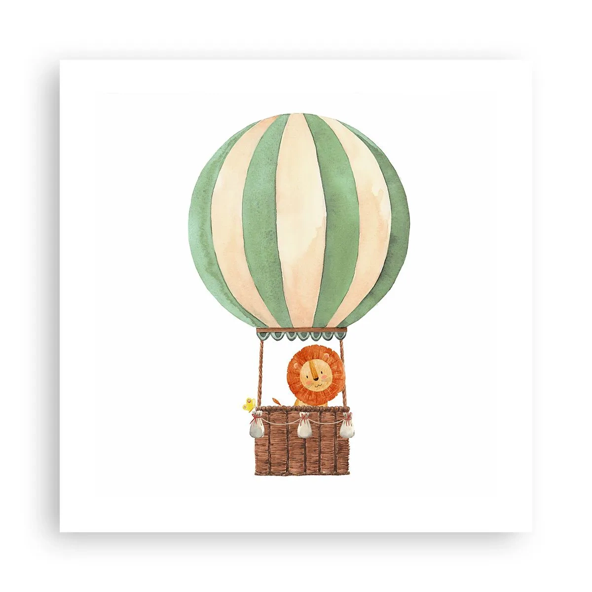 Pôster - As viagens de Leon - 50x50 cm