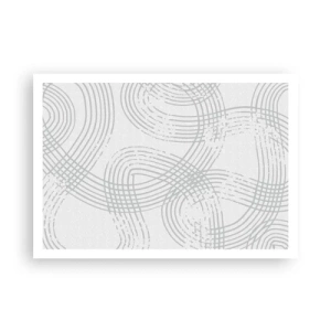 Pôster - Não existe caminho reto - 100x70 cm