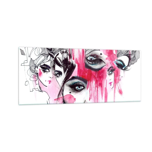 Quadro em vidro - , - 100x40 cm