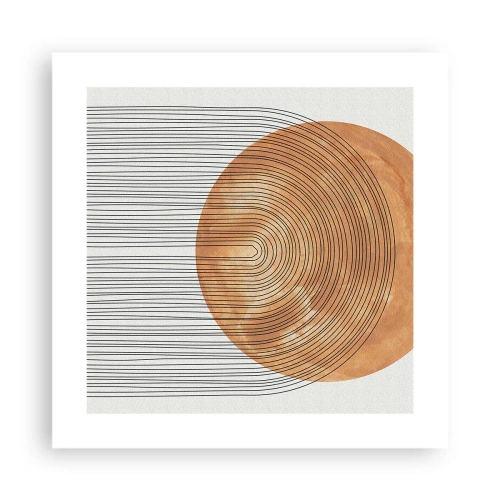 Pôster - Composição solar - 40x40 cm