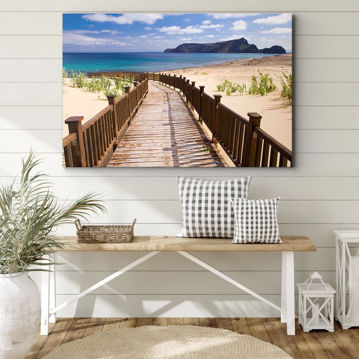 Quadro em tela - Leve-me para as ilhas felizes - 100x70 cm