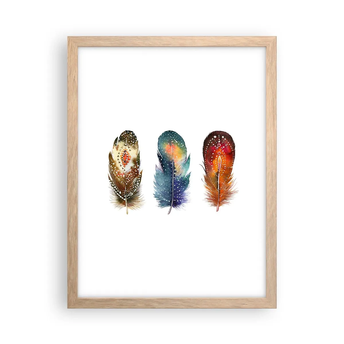 Pôster com moldura de carvalho claro - Rituais, ritos, mistérios - 30x40 cm