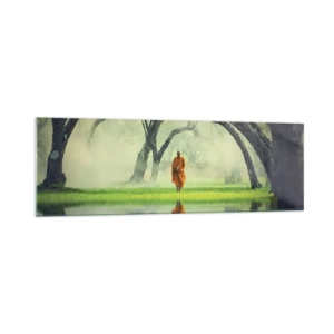 Quadro em vidro - A caminho da iluminação - 160x50 cm