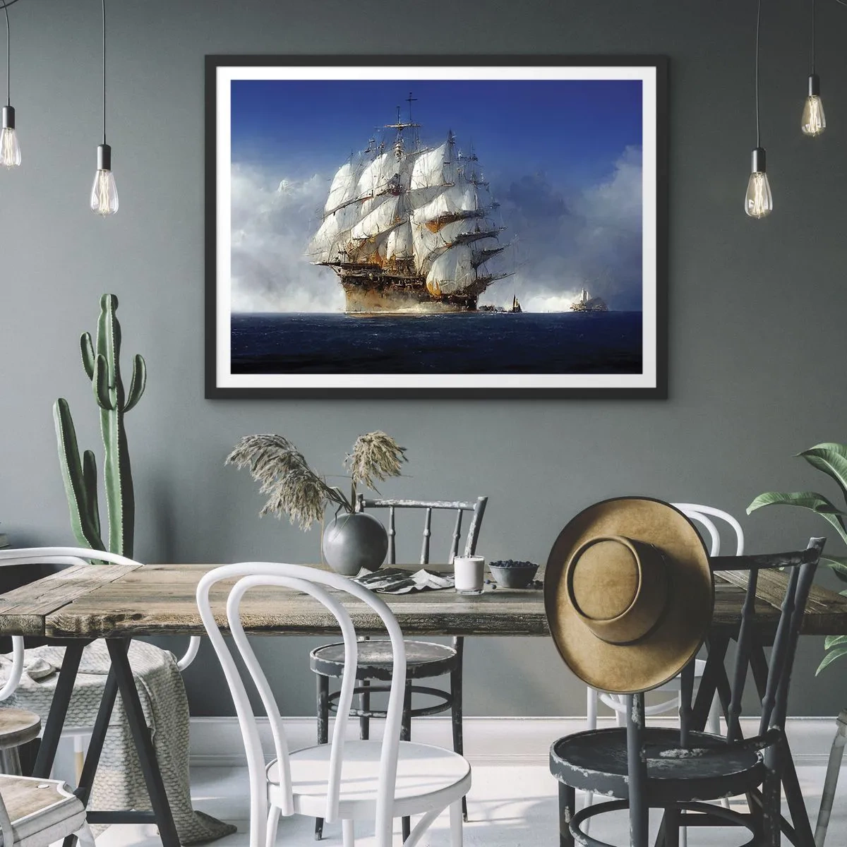 Pôster com moldura preta - A grande glória! - 70x50 cm