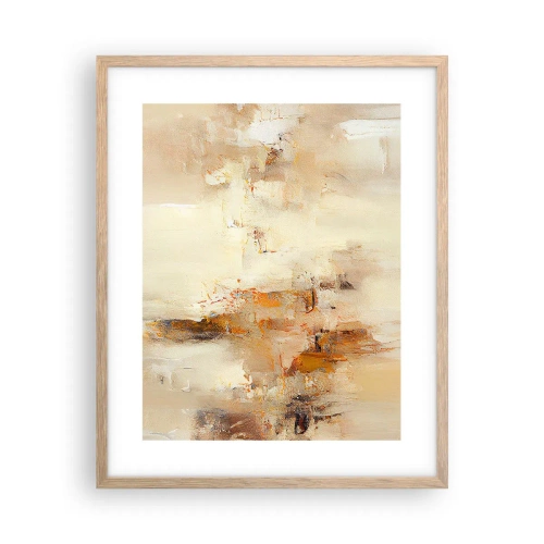 Pôster com moldura de carvalho claro - Alma de âmbar - 40x50 cm