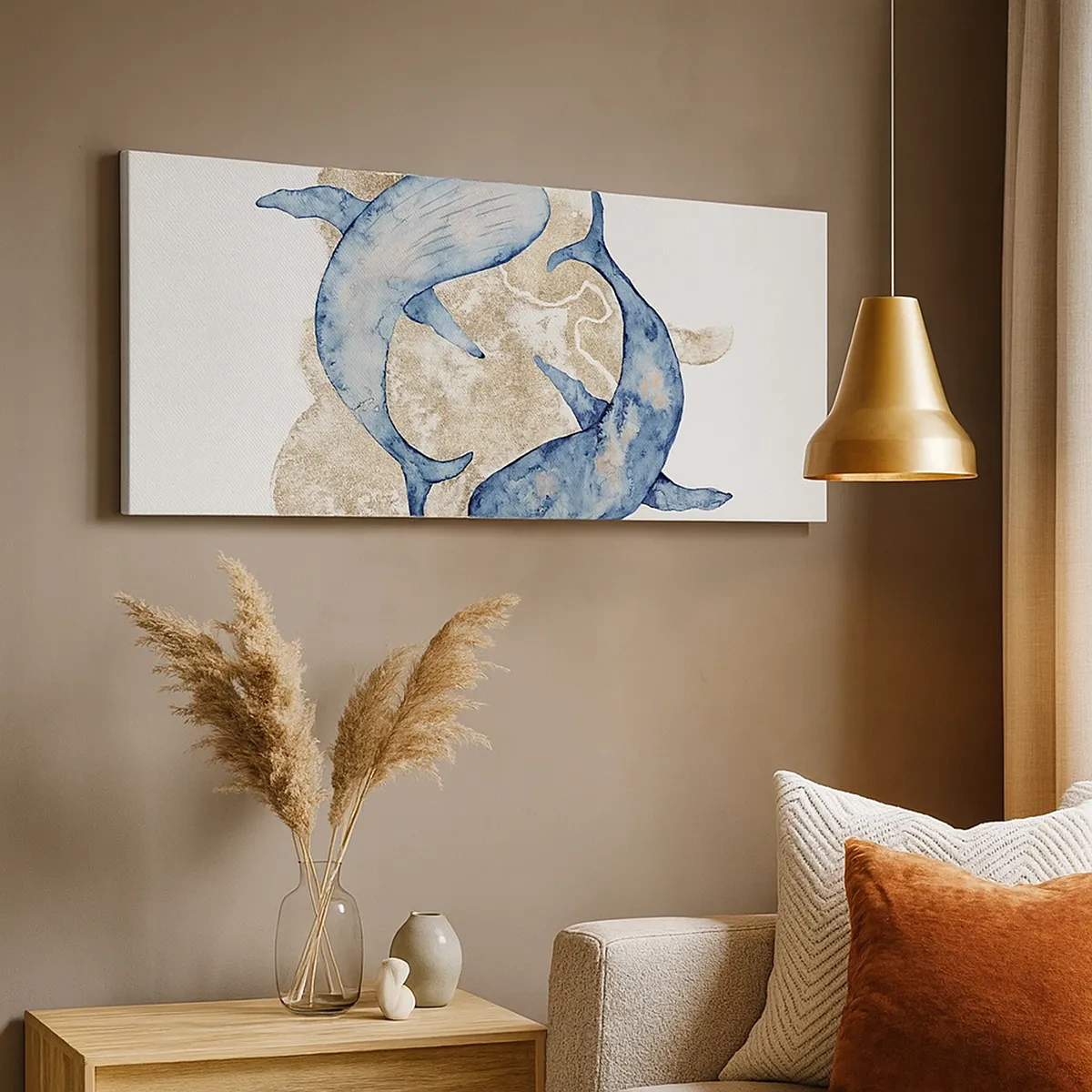 Quadro em tela - Amizade ou amor? - 30x30 cm