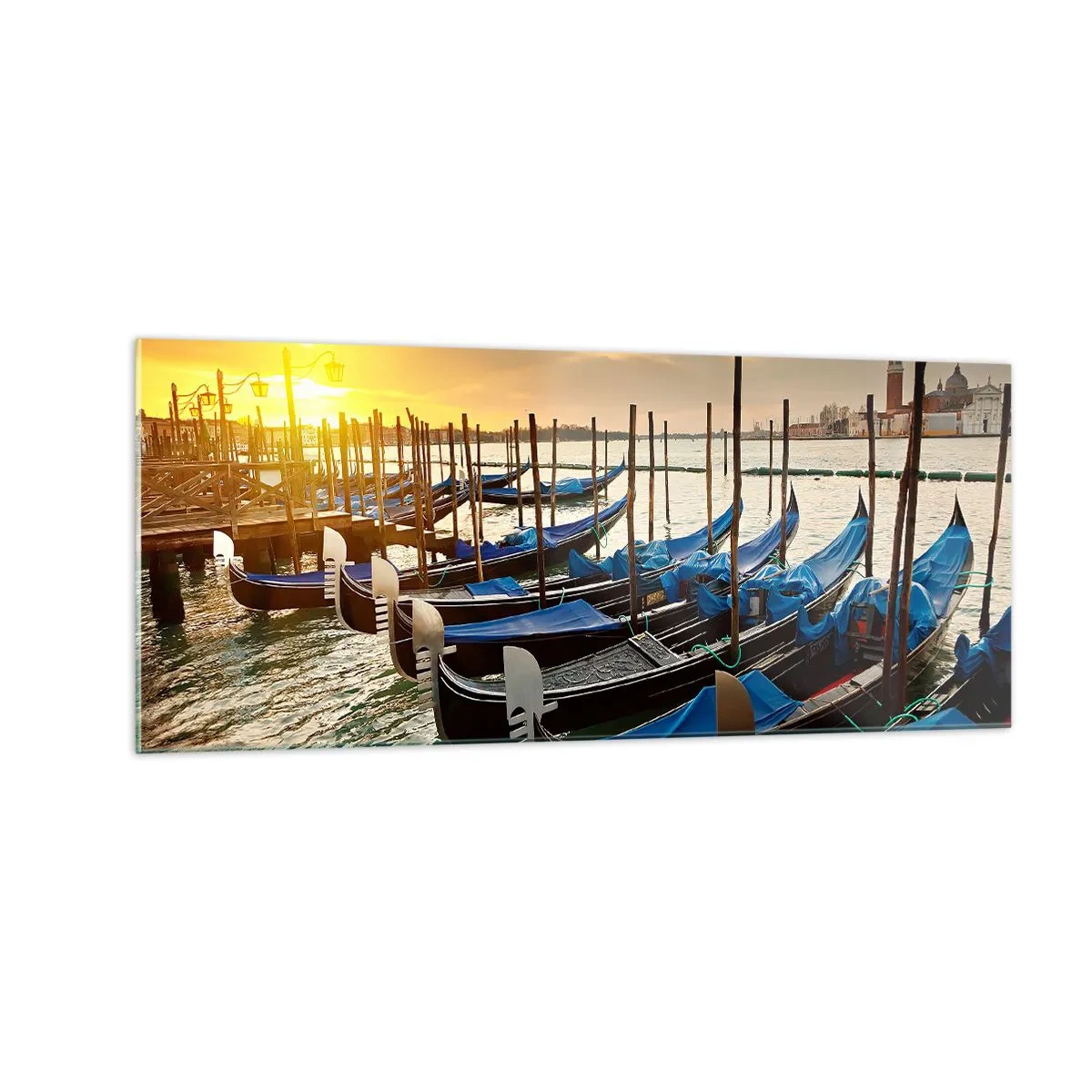 Quadro em vidro - Antes que o burburinho chegue - 100x40 cm