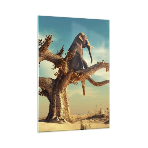 Quadro em vidro - Um novo ponto de vista - 80x120 cm