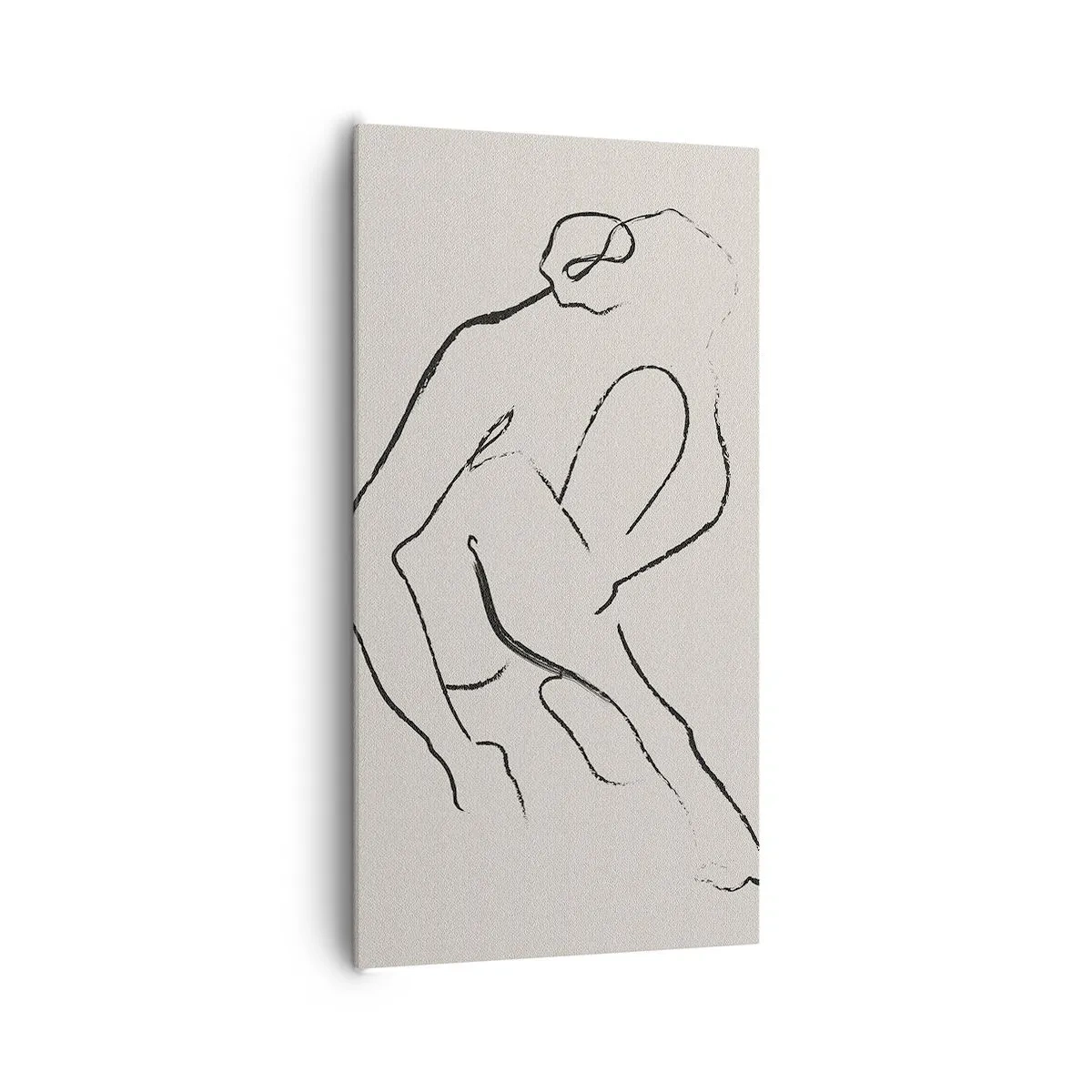 Quadro em tela - Esboço íntimo - 65x120 cm