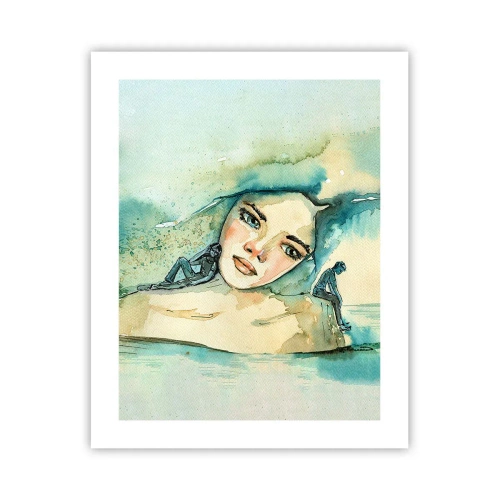 Pôster - Am I blue? - 40x50 cm