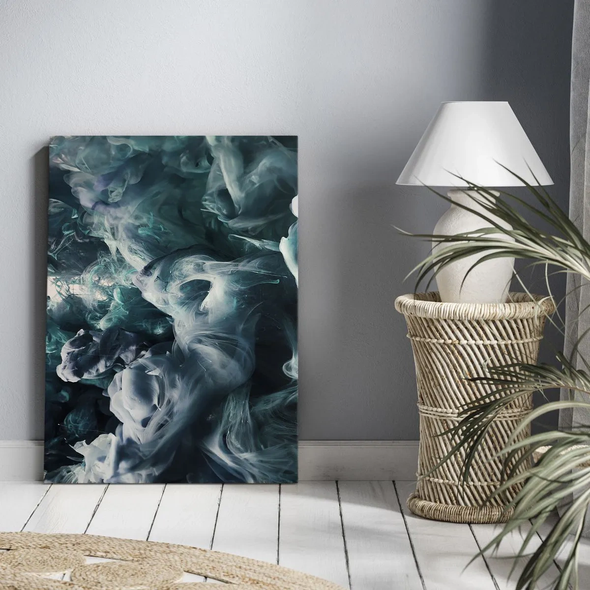 Quadro em tela - Movimento de cores - 50x70 cm