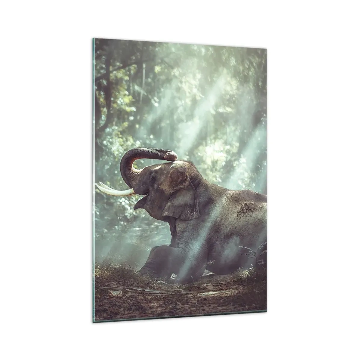 Quadro em vidro - Ouça isto... - 80x120 cm