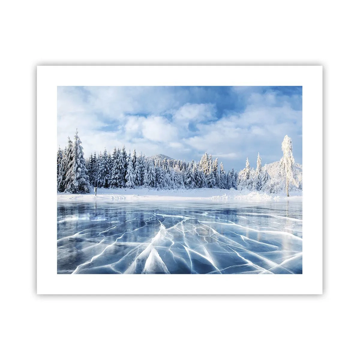 Pôster - Vista deslumbrante e cristalina - 50x40 cm