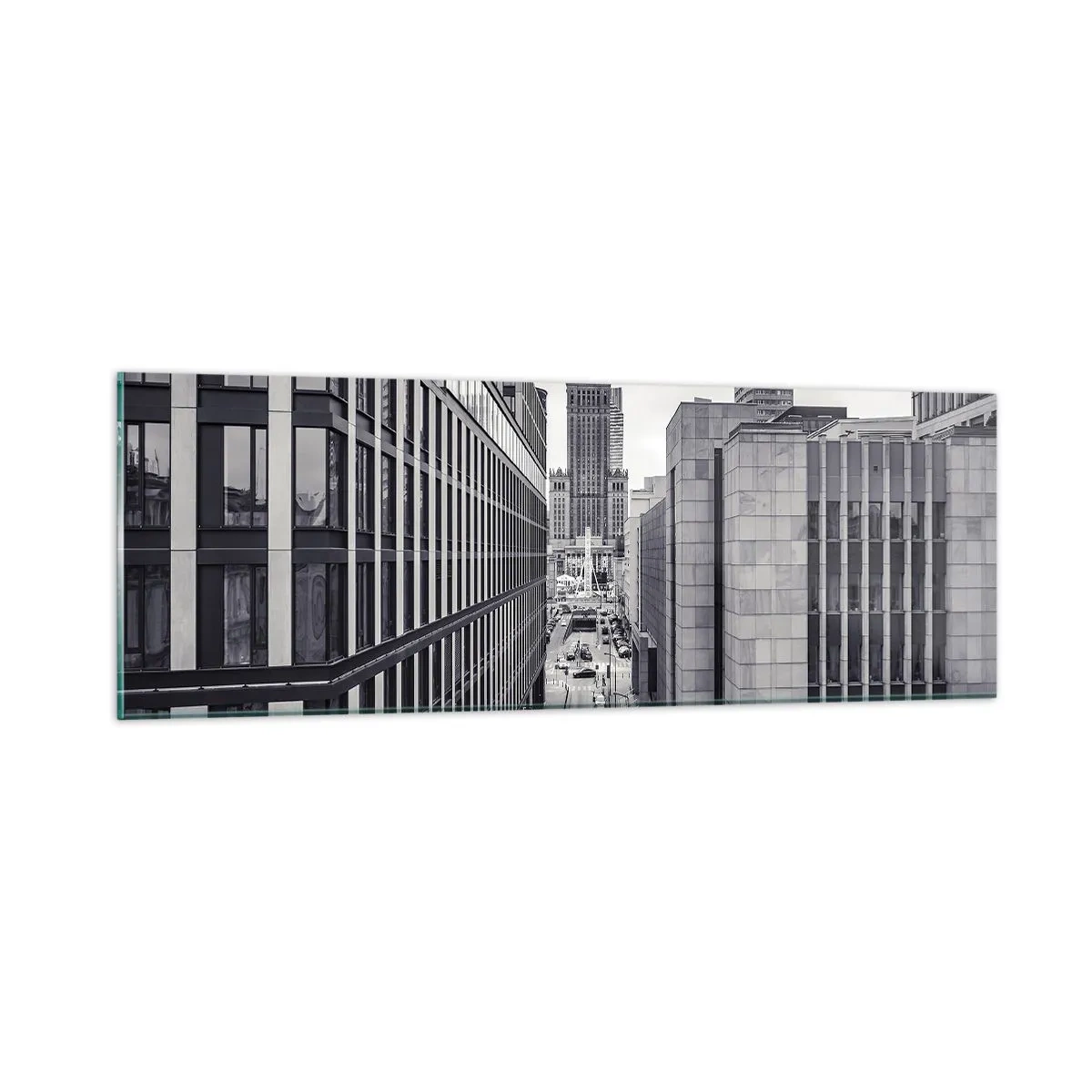 Quadro em vidro - Vale de Varsóvia - 90x30 cm