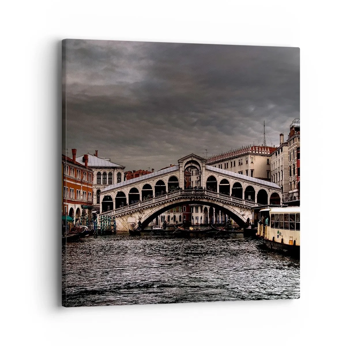 Quadro em tela - A promessa de uma noite em Veneza - 40x40 cm